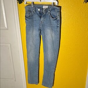 Frame Denim Light Blue Straight Leg Jeans